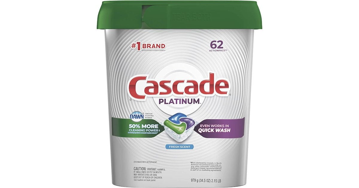 Cascade Dishwasher Detergent Free Samples