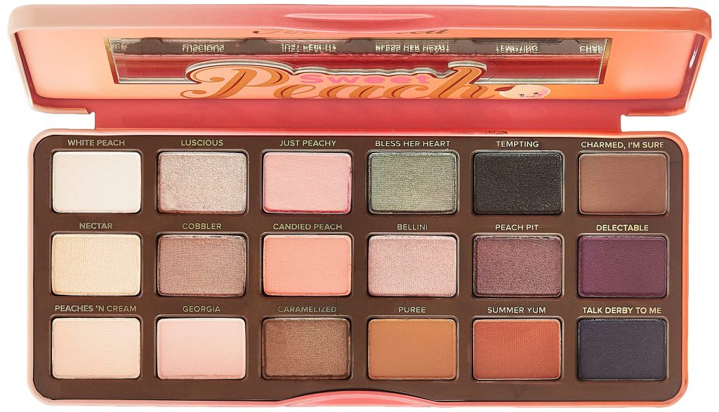 Claim Your Free Sample Of Too Faced Sweet Peach Eyeshadow Palette And Juicy And Vibrant Colors
