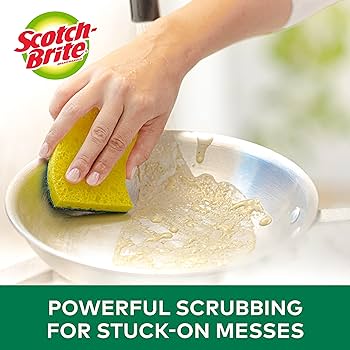 Sample Of Scotch-Brite Heavy Duty Scrub Sponges And Tackle Tough Messes