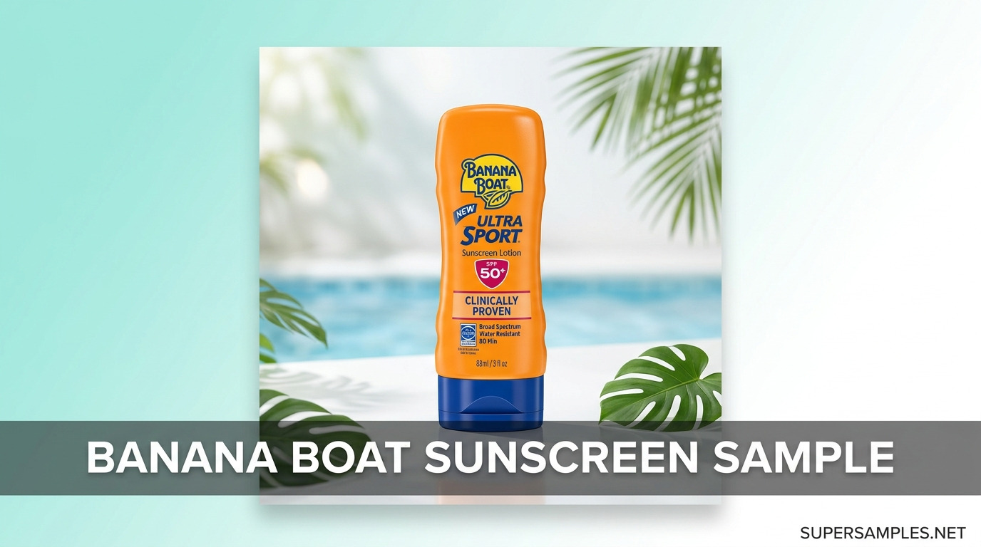 Claim Your Free Banana Boat Sunscreen Sample Today