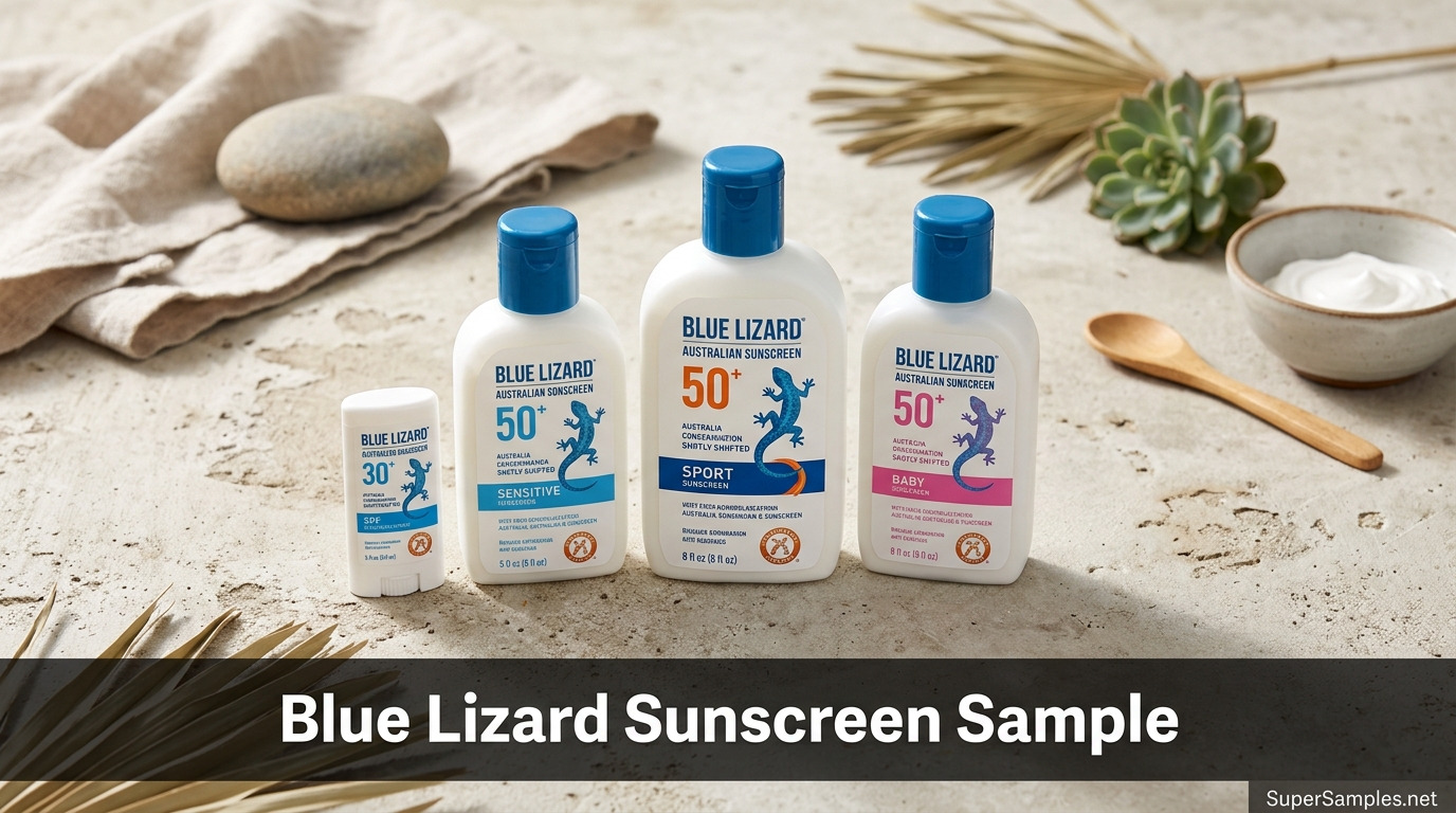Free Blue Lizard Sunscreen Sample