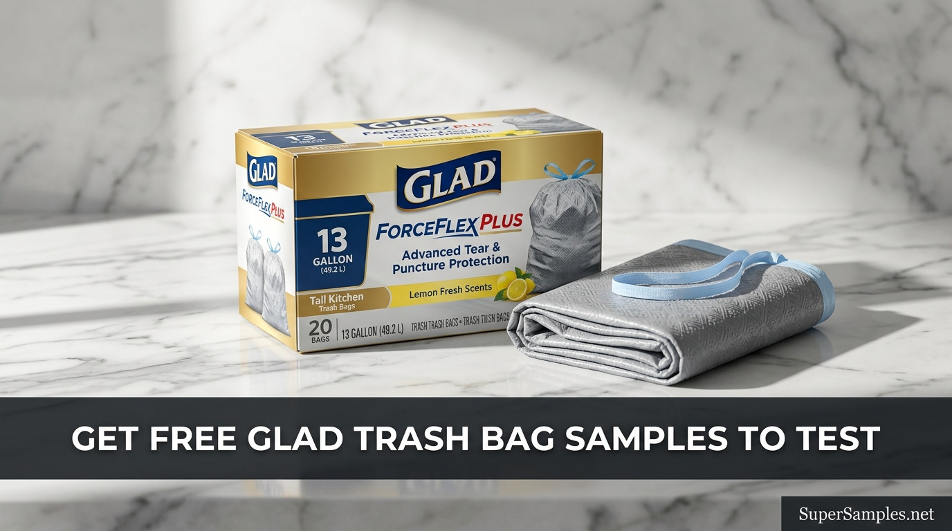 Get Free Glad Trash Bag Samples To Test Quality
