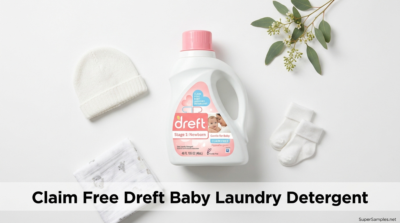 Claim Free Dreft Baby Laundry Detergent Samples