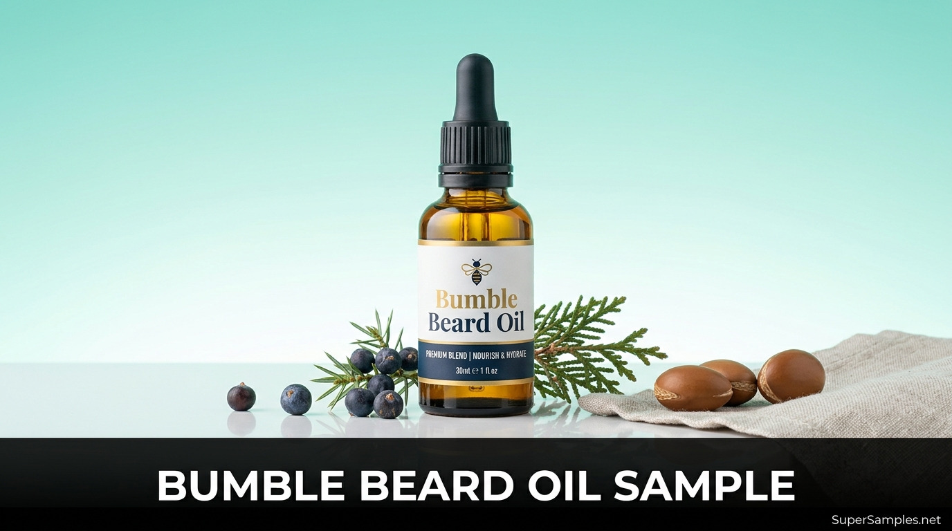 Free Bumble Beard Oil Sample