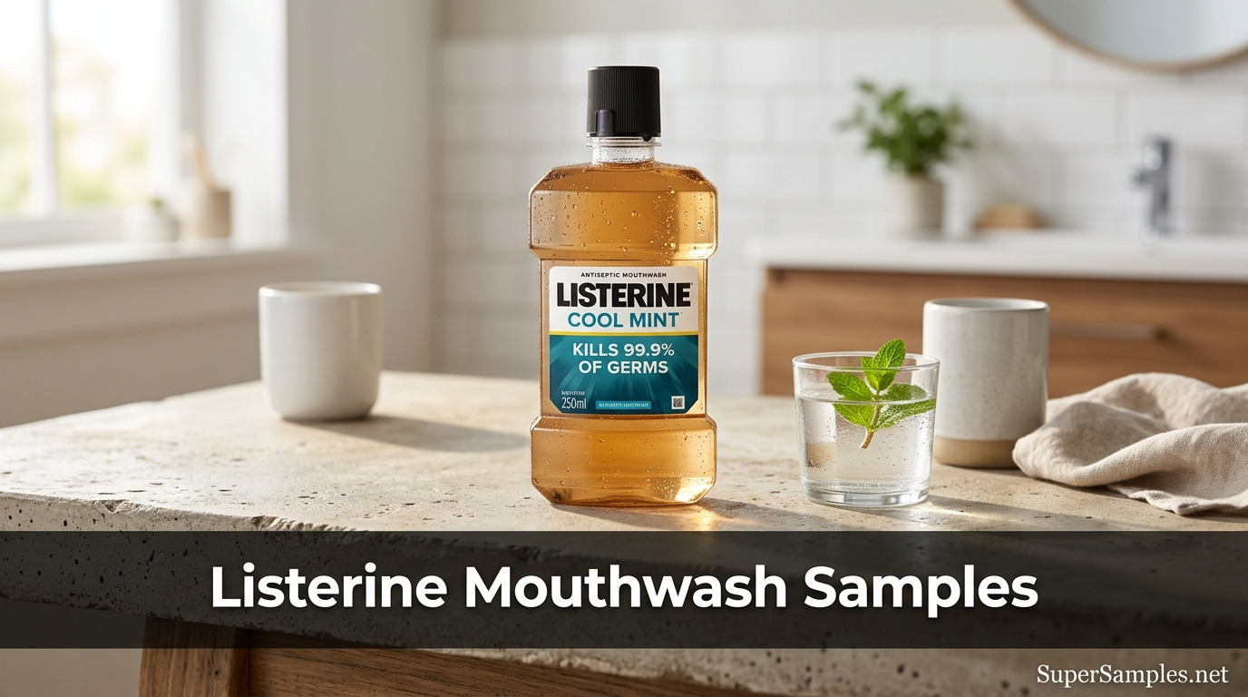 Free Listerine Mouthwash Samples