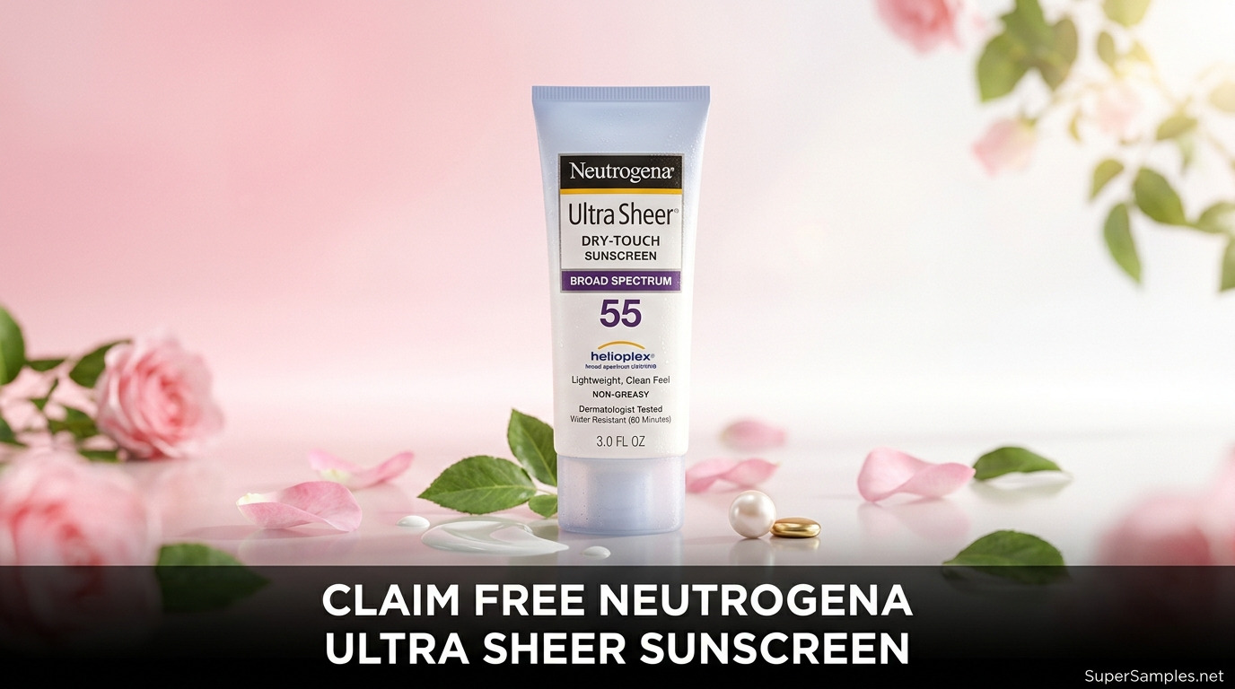 Claim Free Neutrogena Ultra Sheer Sunscreen Samples