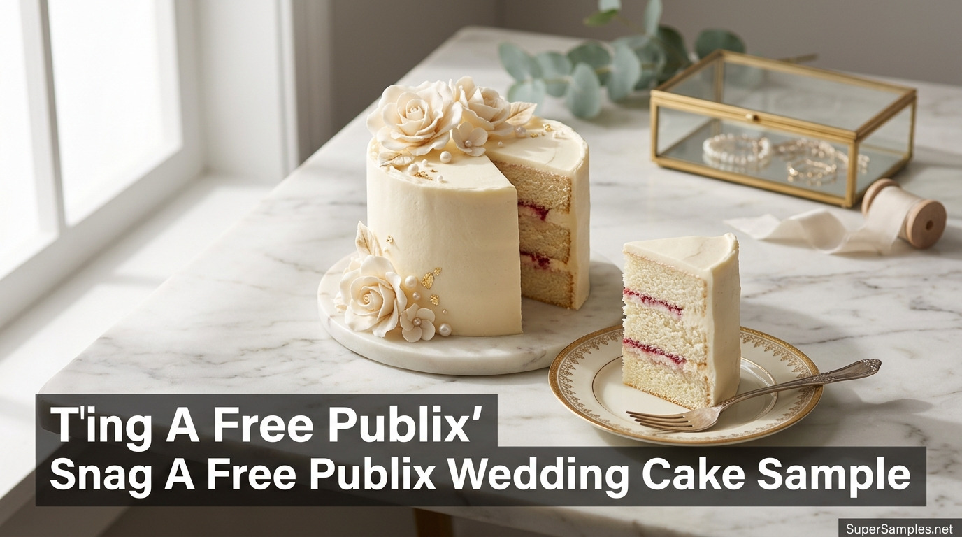 Snag A Free Publix Wedding Cake Sample Now