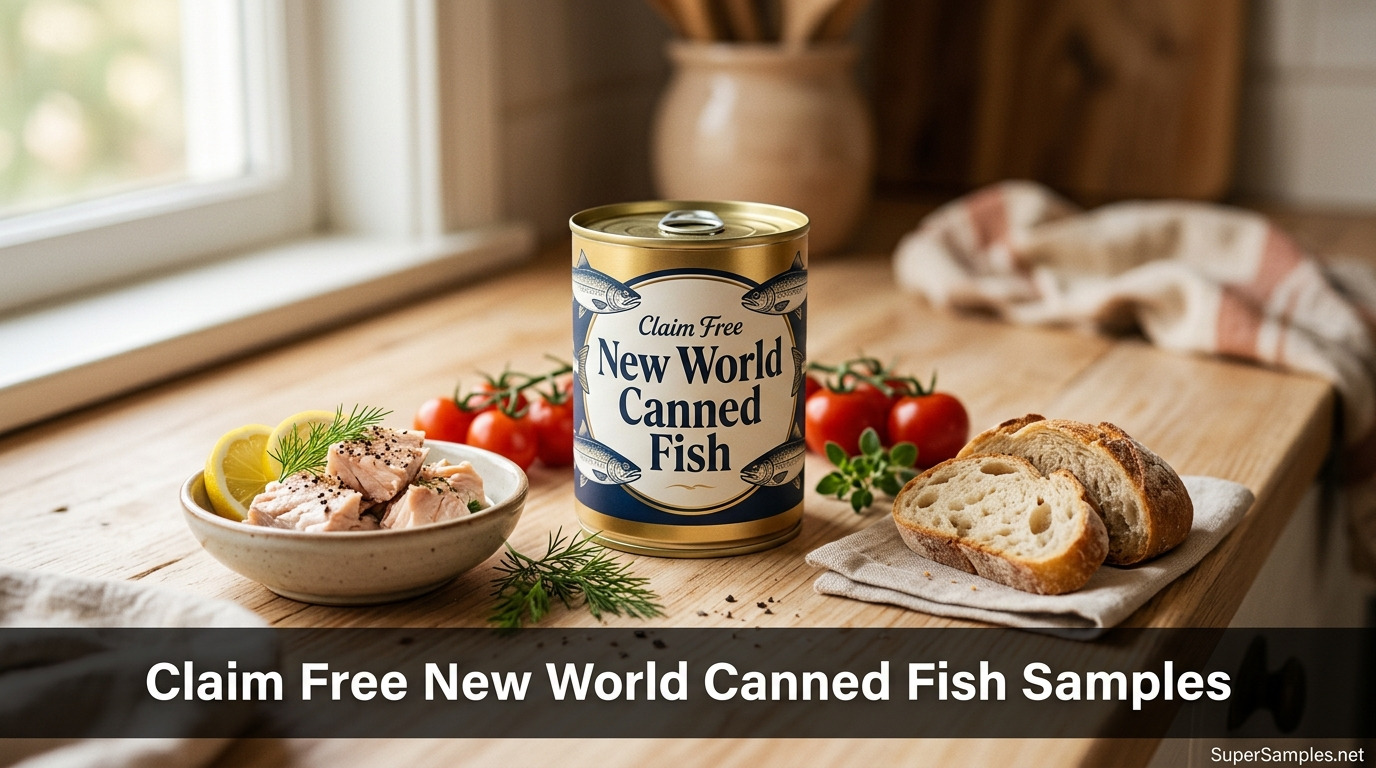 Claim Free New World Canned Fish Samples Today