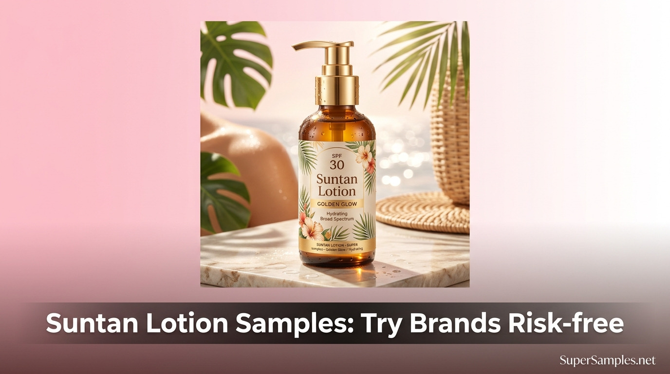 Free Suntan Lotion Samples: Try Brands Risk-free Before Buying