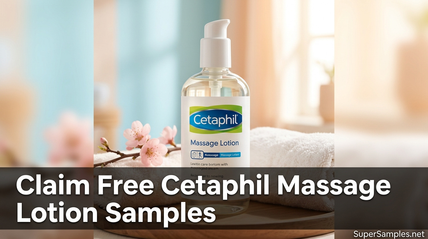 Claim Free Cetaphil Massage Lotion Samples