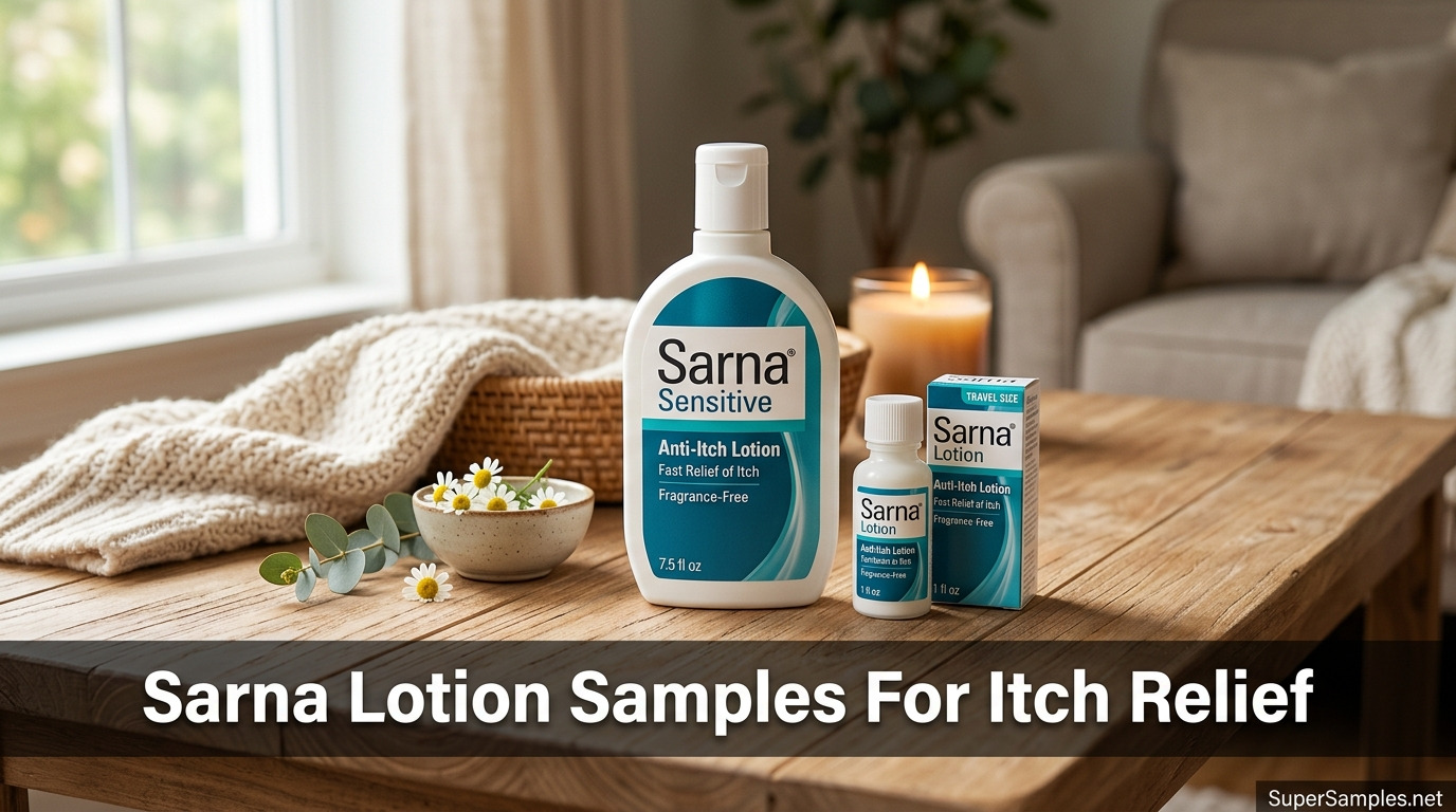 Free Sarna Lotion Samples For Itch Relief