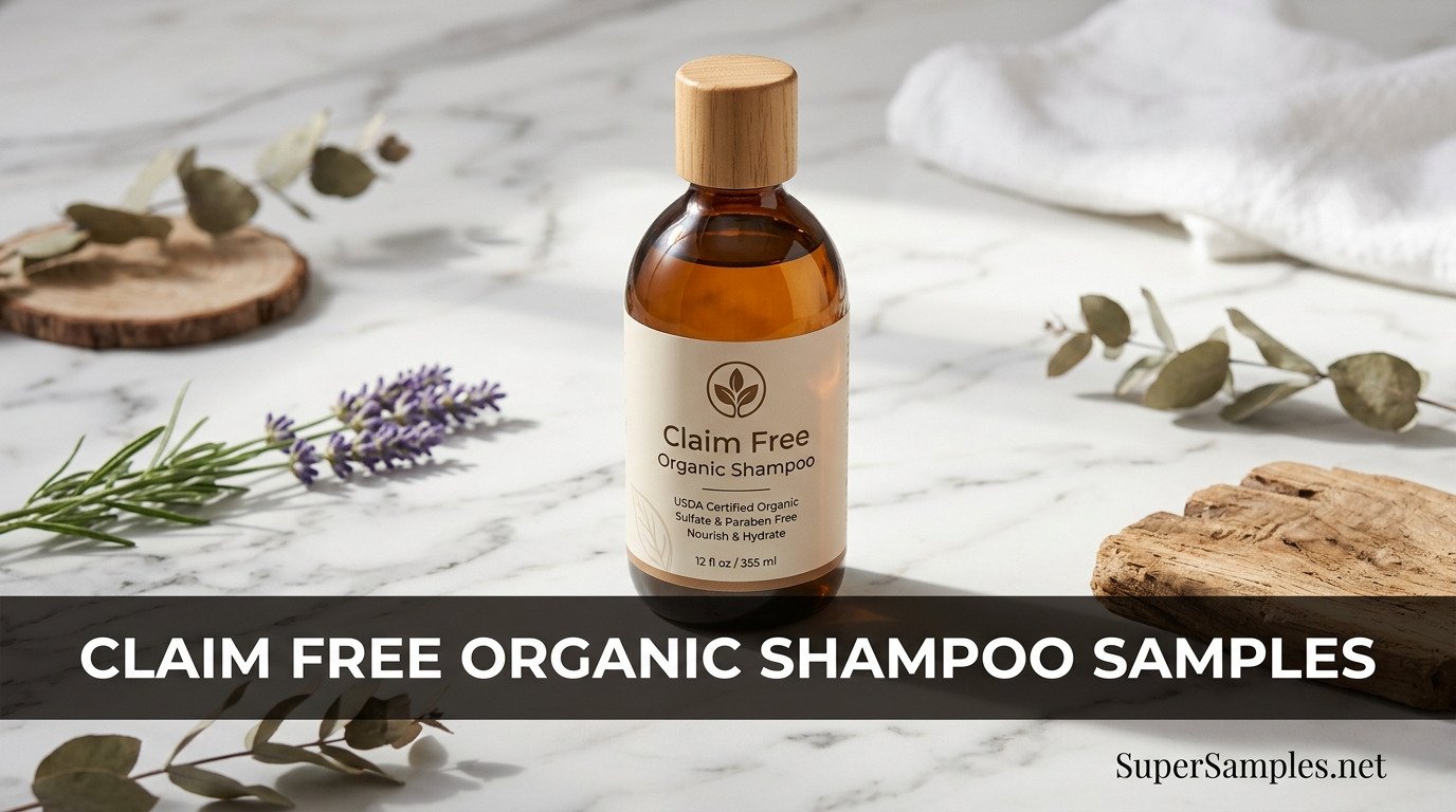 Claim Free Organic Shampoo Samples Today