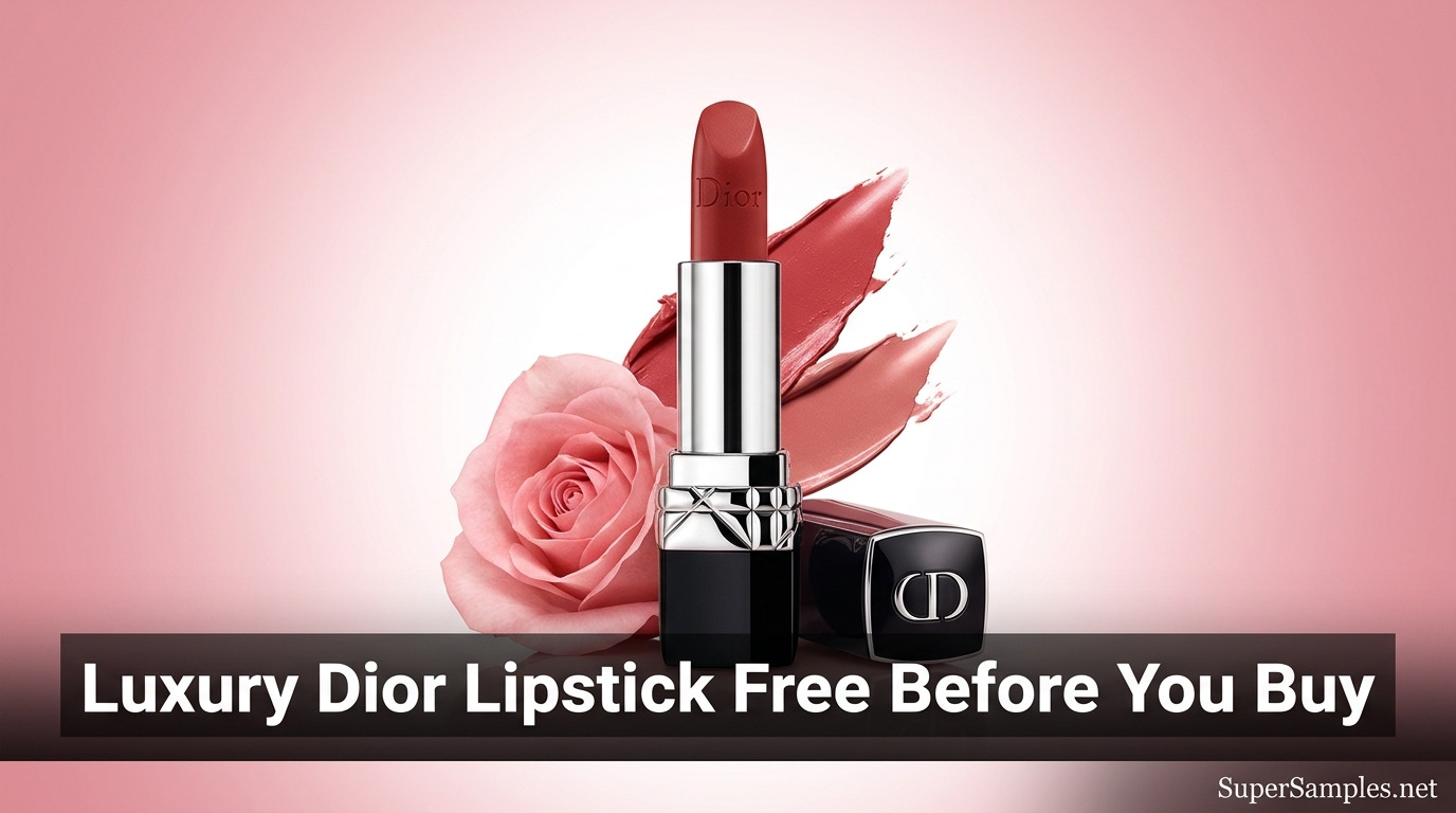 Try Luxury Dior Lipstick Free Before You Buy