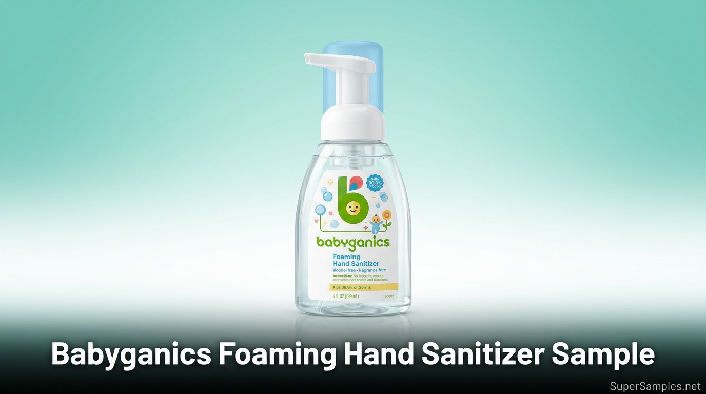 Claim Your Free Babyganics Foaming Hand Sanitizer Sample