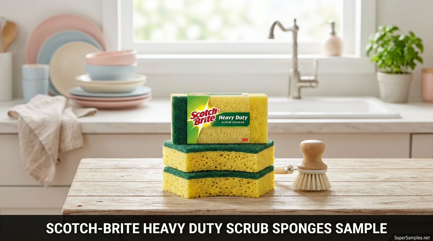 Free Scotch-brite Heavy Duty Scrub Sponges Sample
