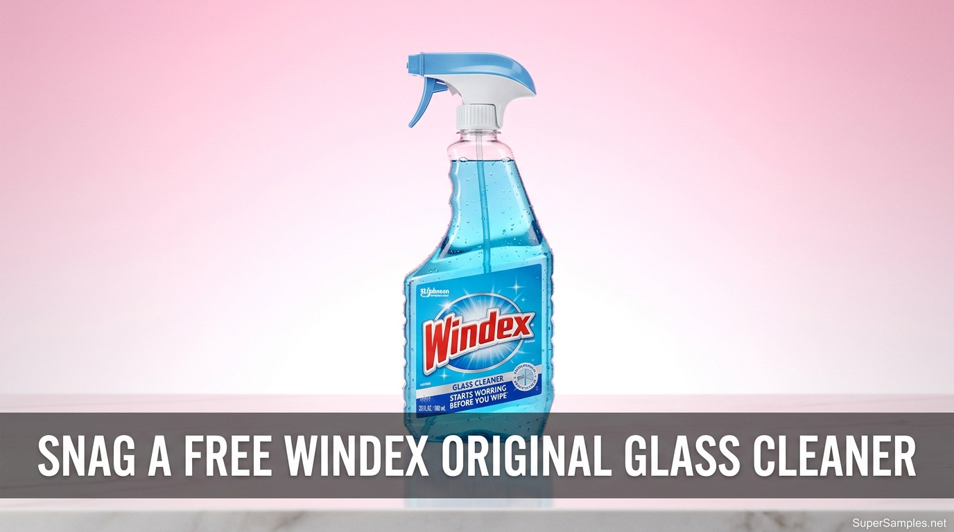 Snag A Free Windex Original Glass Cleaner Sample