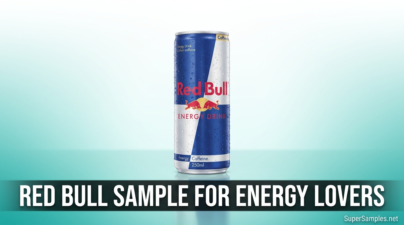 Free Red Bull Sample For Energy Lovers