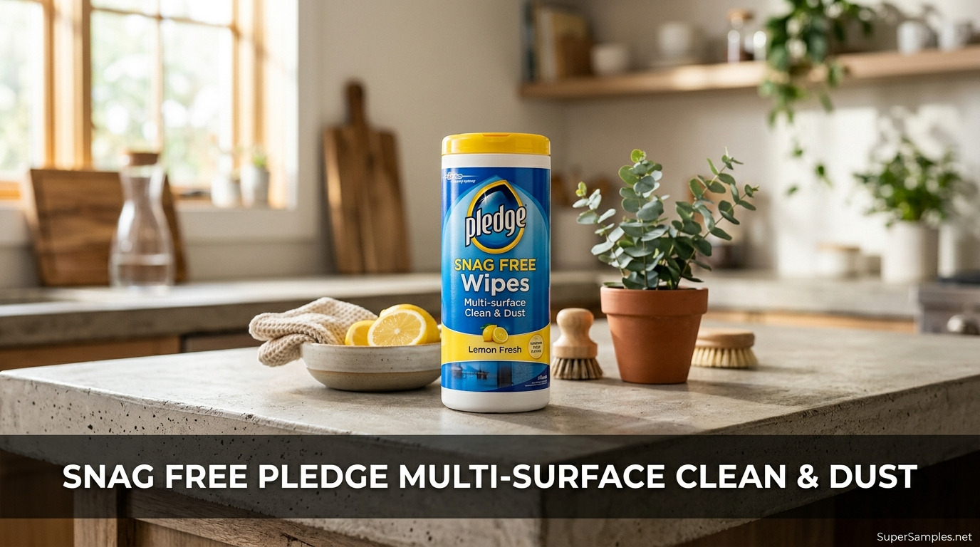 Snag Free Pledge Multi-surface Clean & Dust Wipes