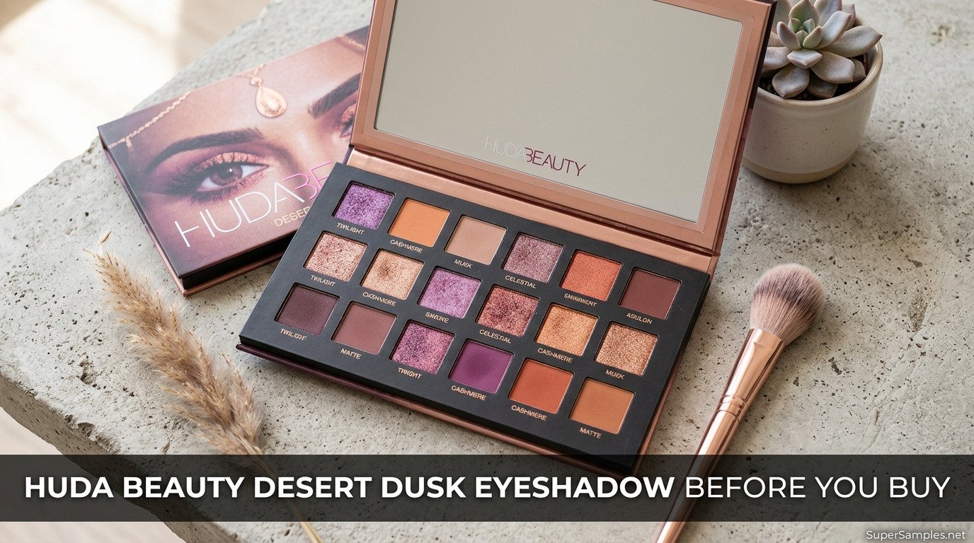 Try Huda Beauty Desert Dusk Eyeshadow Before You Buy