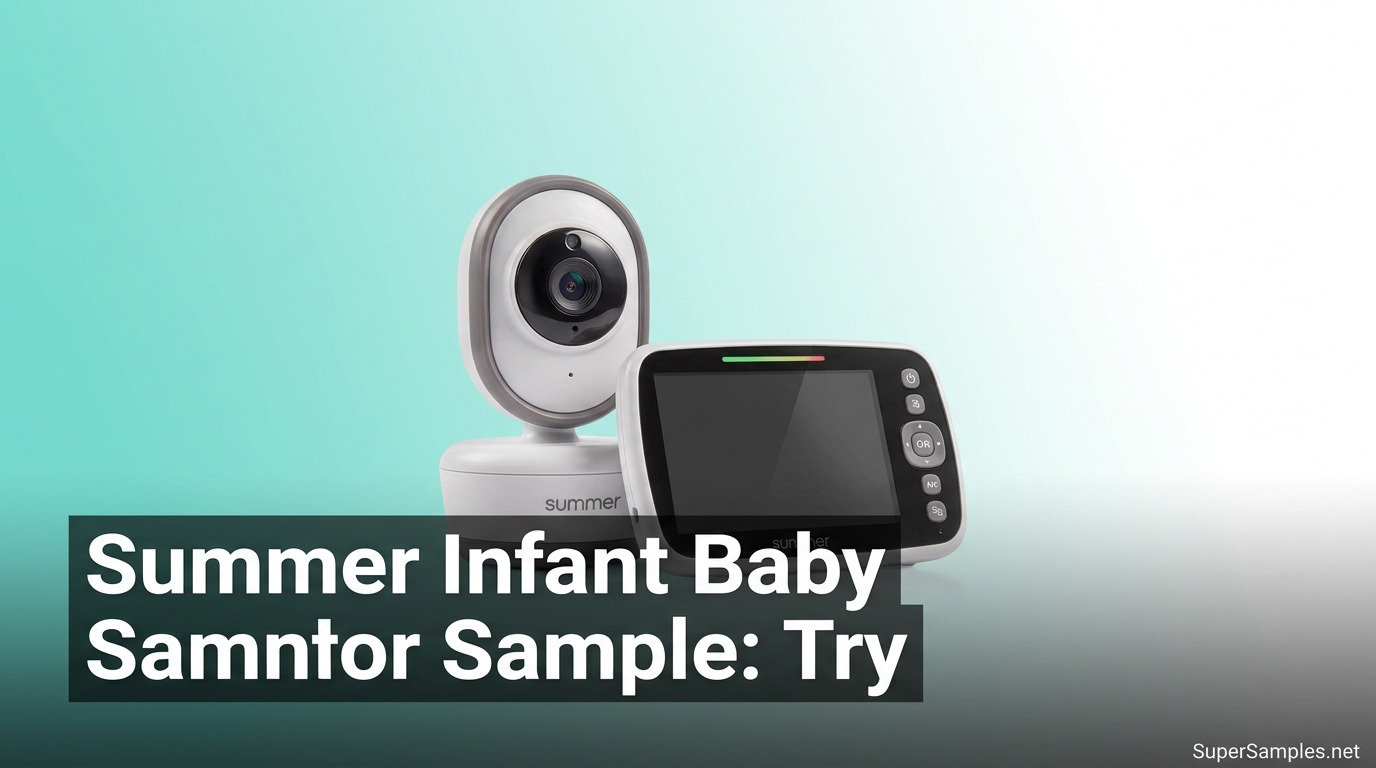 Free Summer Infant Baby Monitor Sample: Try Before Buying