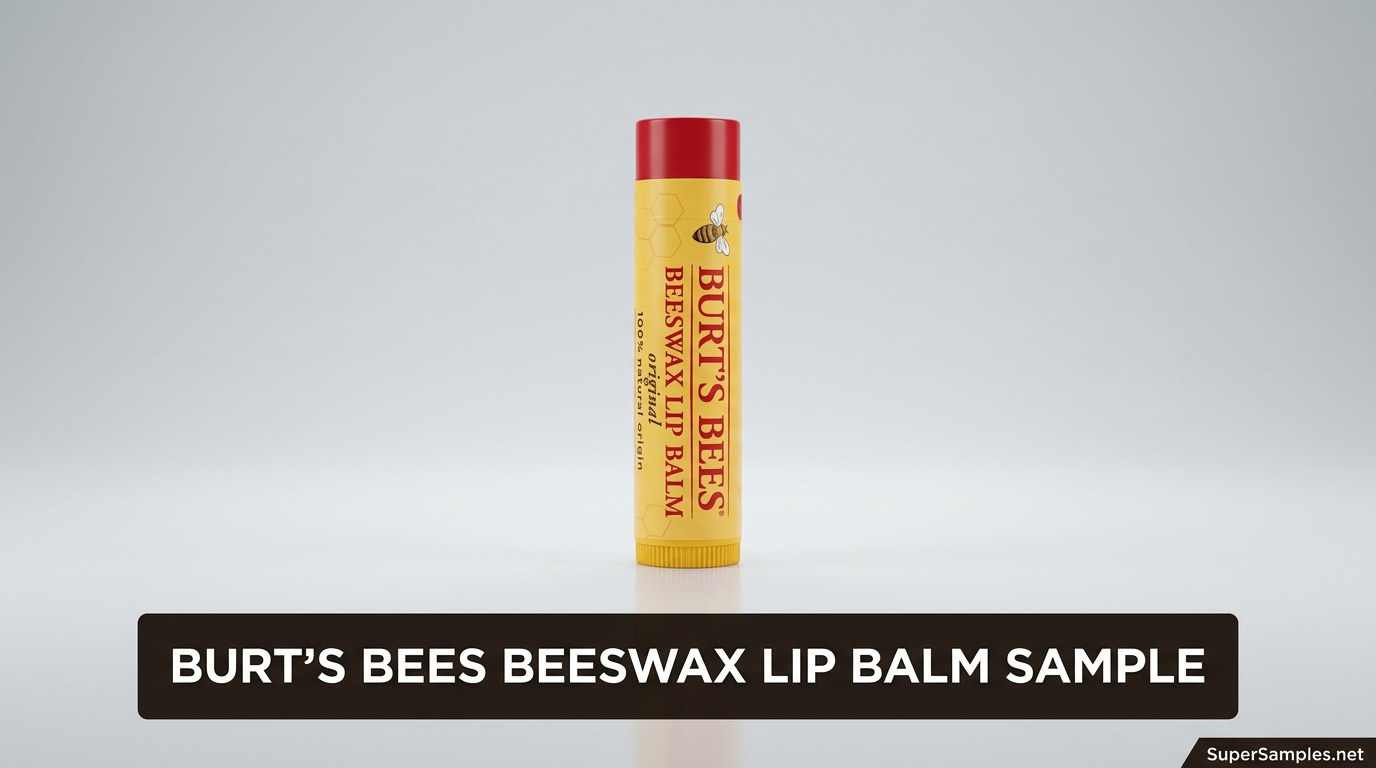 Free Burt's Bees Beeswax Lip Balm Sample