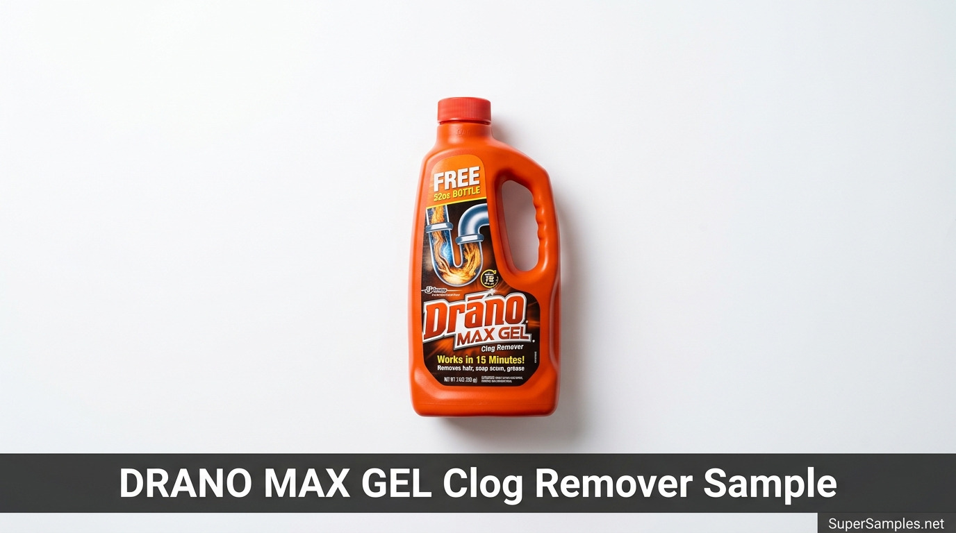 Claim Your Free Drano Max Gel Clog Remover Sample