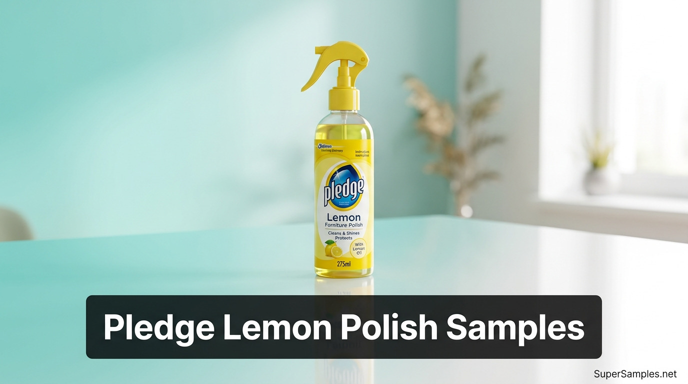 Can You Get Free Pledge Lemon Polish Samples?