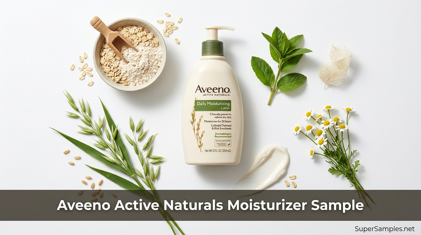 Free Aveeno Active Naturals Moisturizer Sample