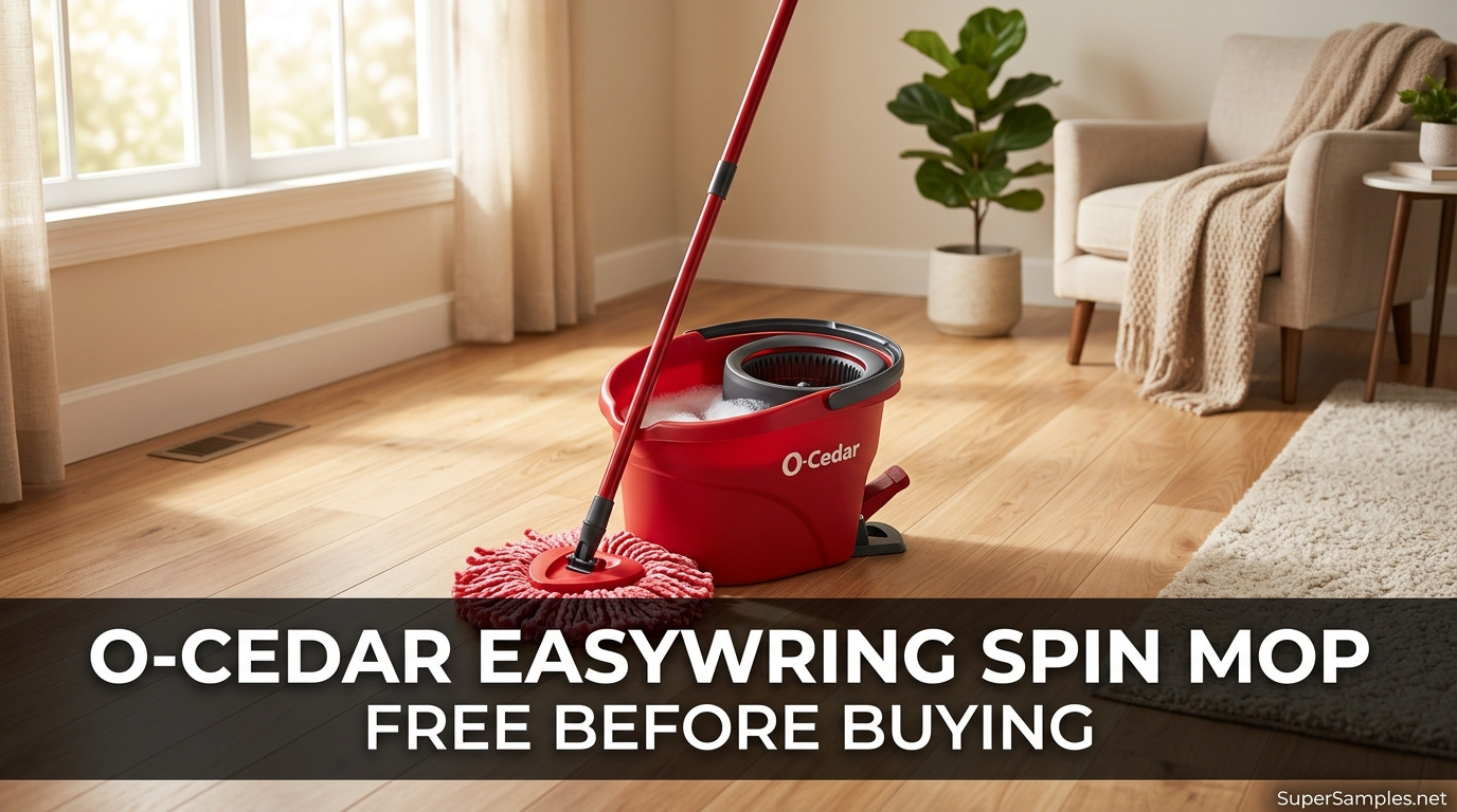 Try O-Cedar Easywring Spin Mop Free Before Buying