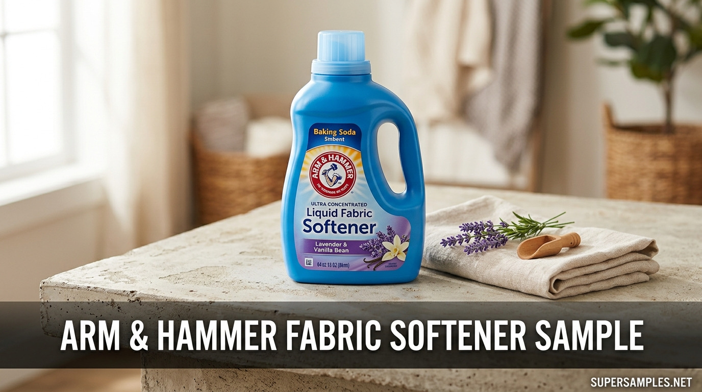 Free Arm And Hammer Fabric Softener Sample