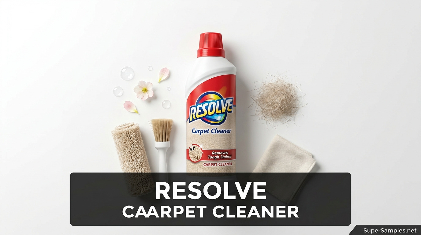 Claim Your Free Resolve Carpet Cleaner Sample Today