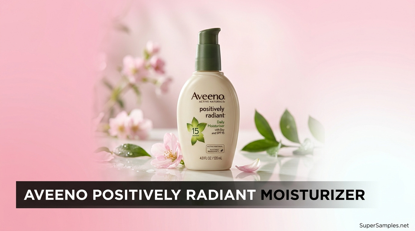 Claim Your Free Aveeno Positively Radiant Moisturizer