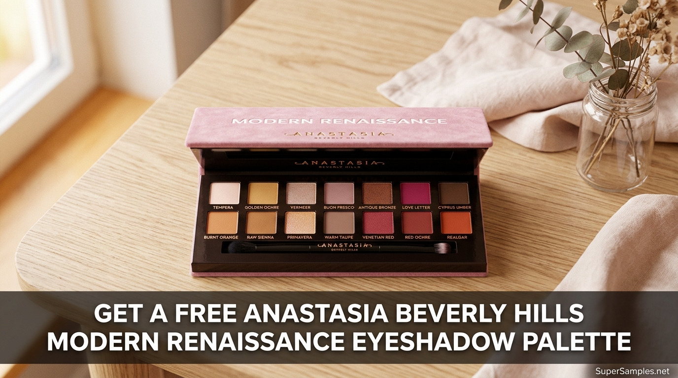 Get A Free Anastasia Beverly Hills Modern Renaissance Eyeshadow Palette Sample