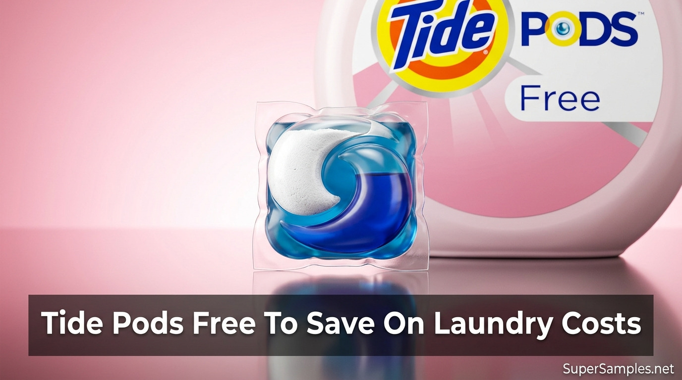 Try Tide Pods Free To Save On Laundry Costs Today