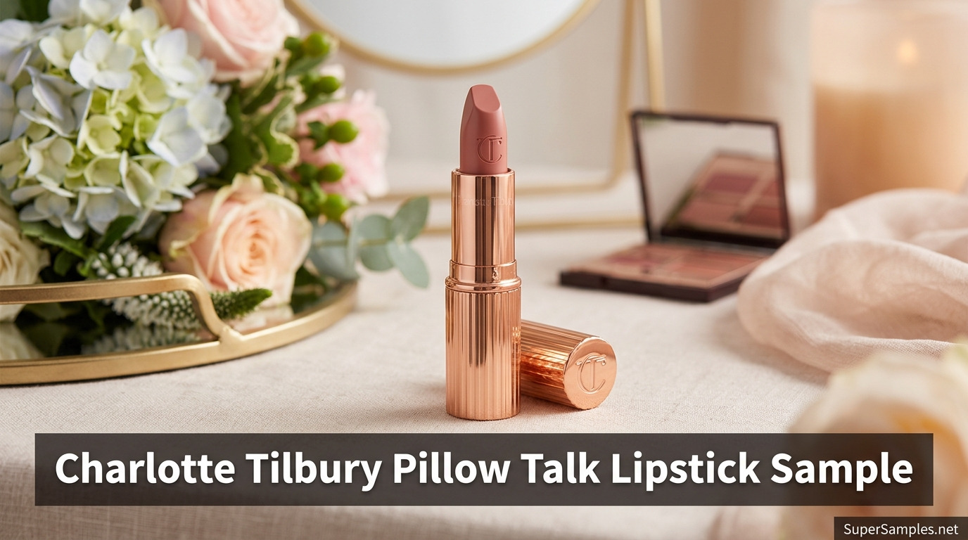 Free Charlotte Tilbury Pillow Talk Lipstick Sample
