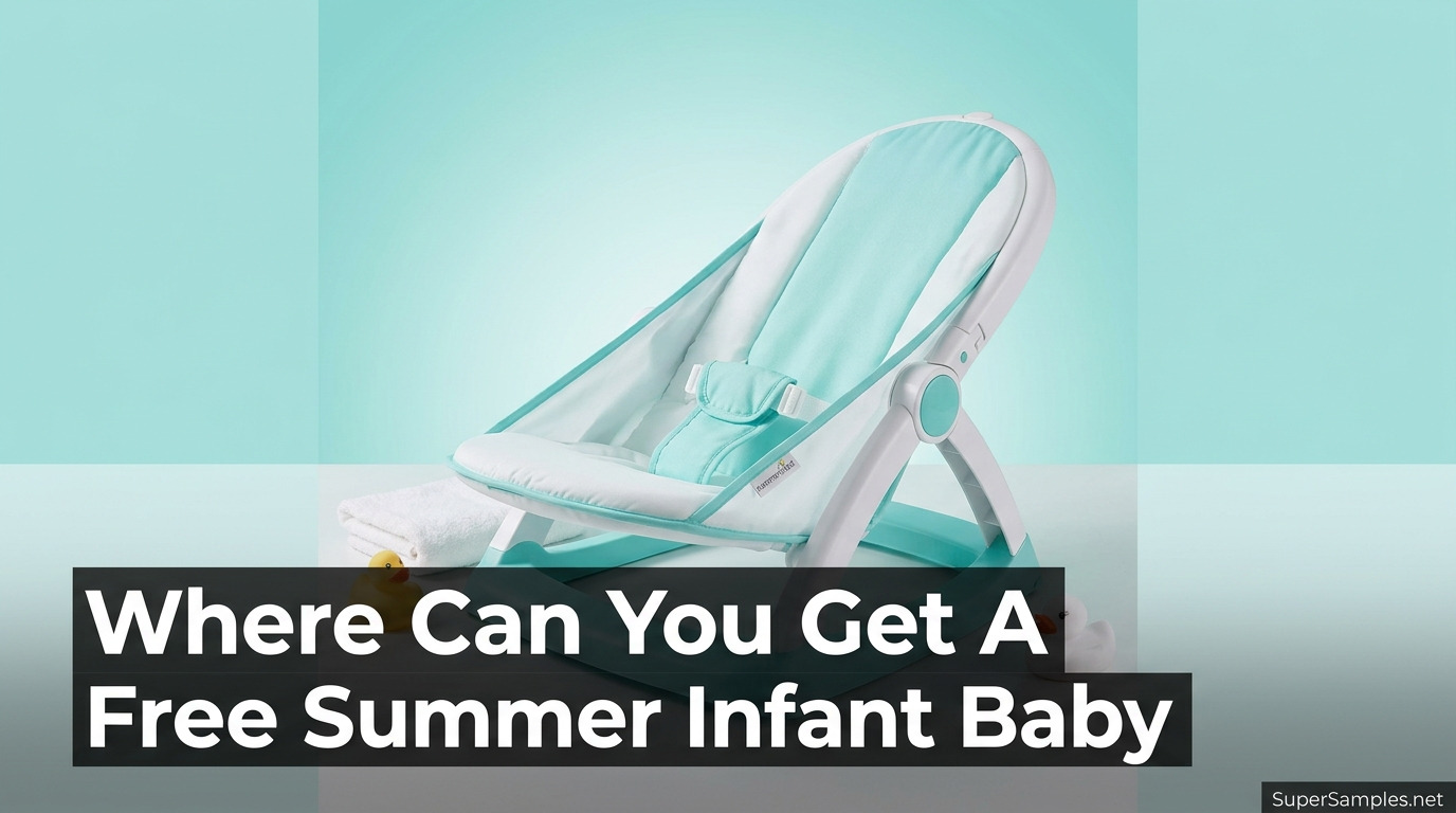 Where Can You Get A Free Summer Infant Baby Bather?