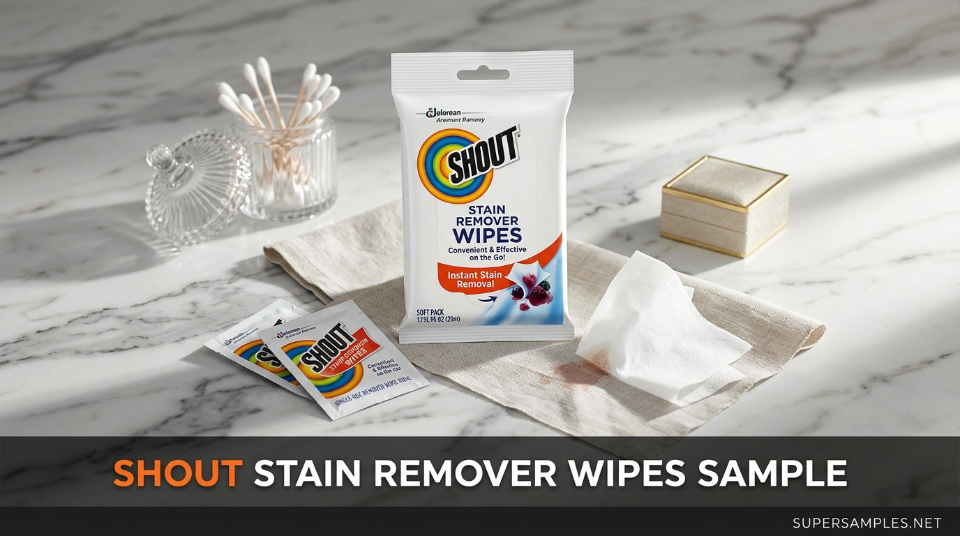 Claim Your Free Shout Stain Remover Wipes Sample