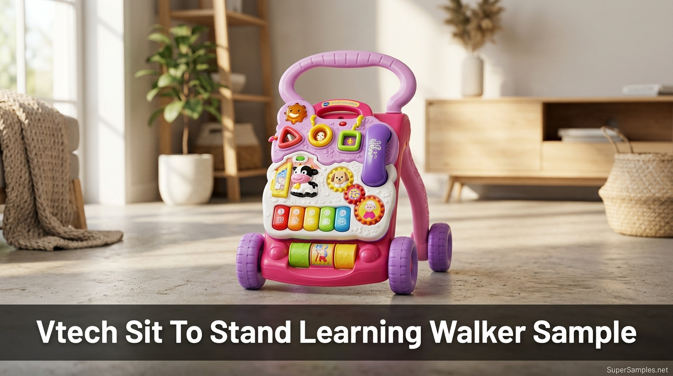 Free Vtech Sit To Stand Learning Walker Sample