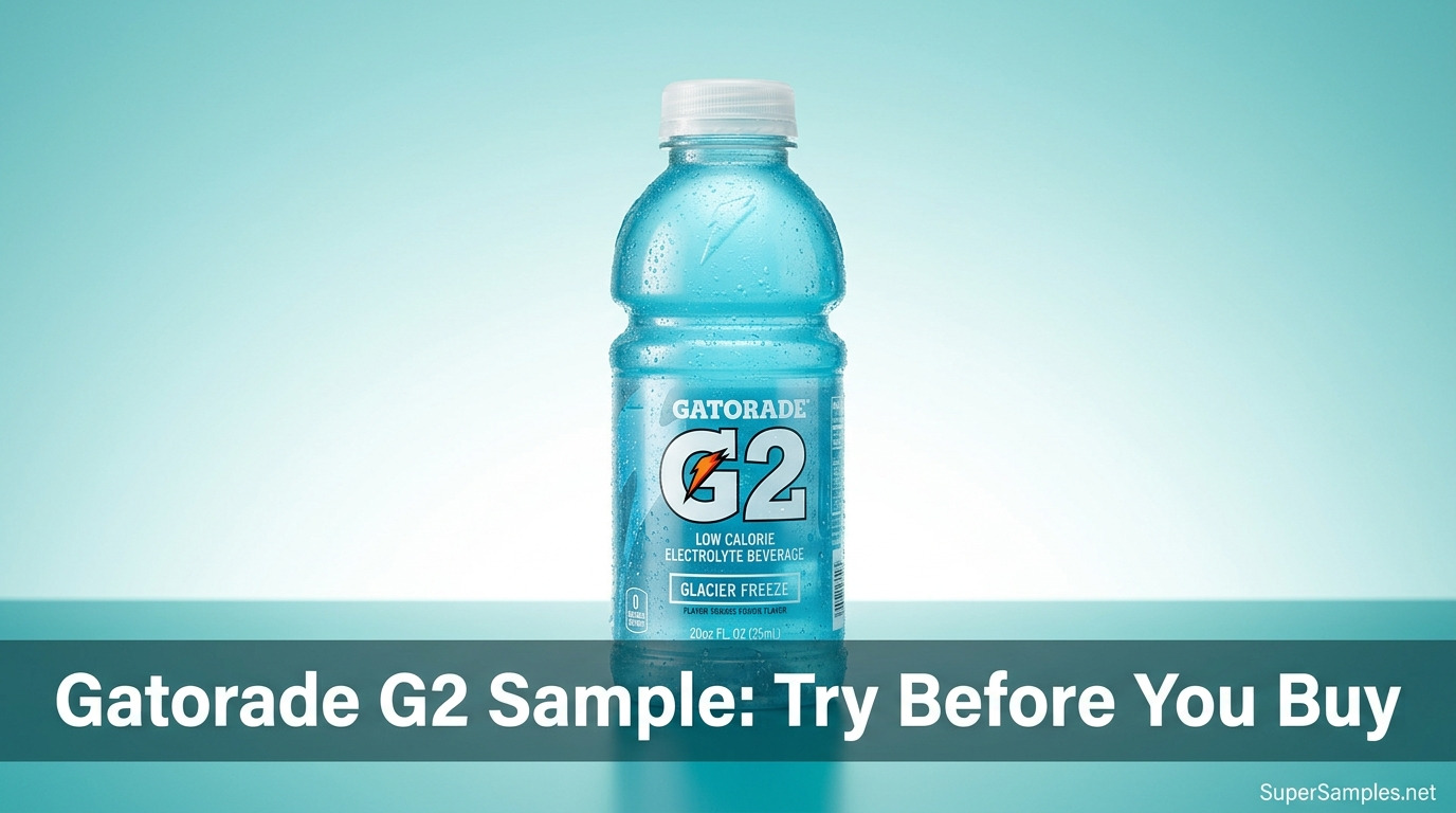 Free Gatorade G2 Sample: Try Before You Buy And Save Money