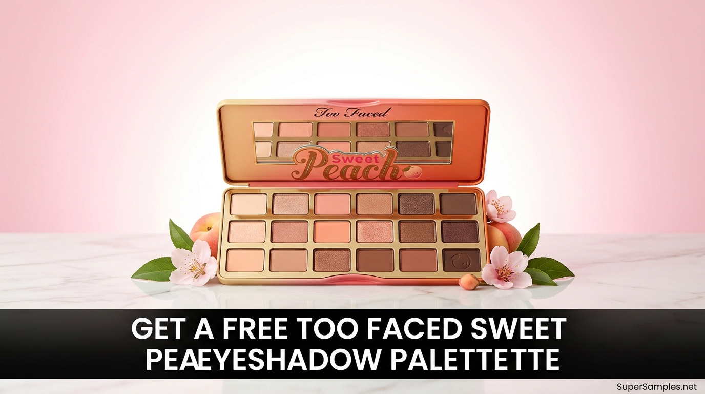 Get A Free Too Faced Sweet Peach Eyeshadow Palette Sample