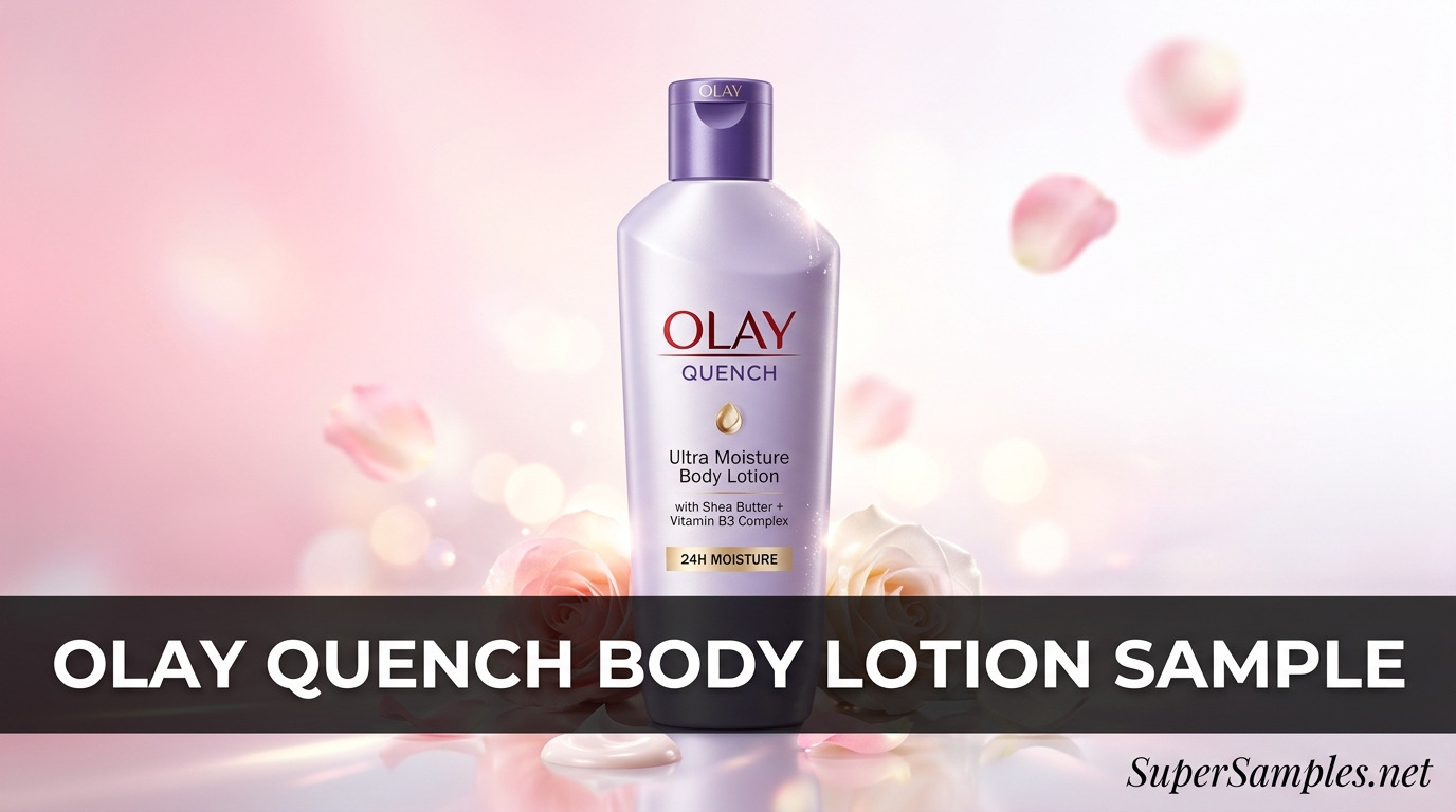 Free Olay Quench Body Lotion Sample