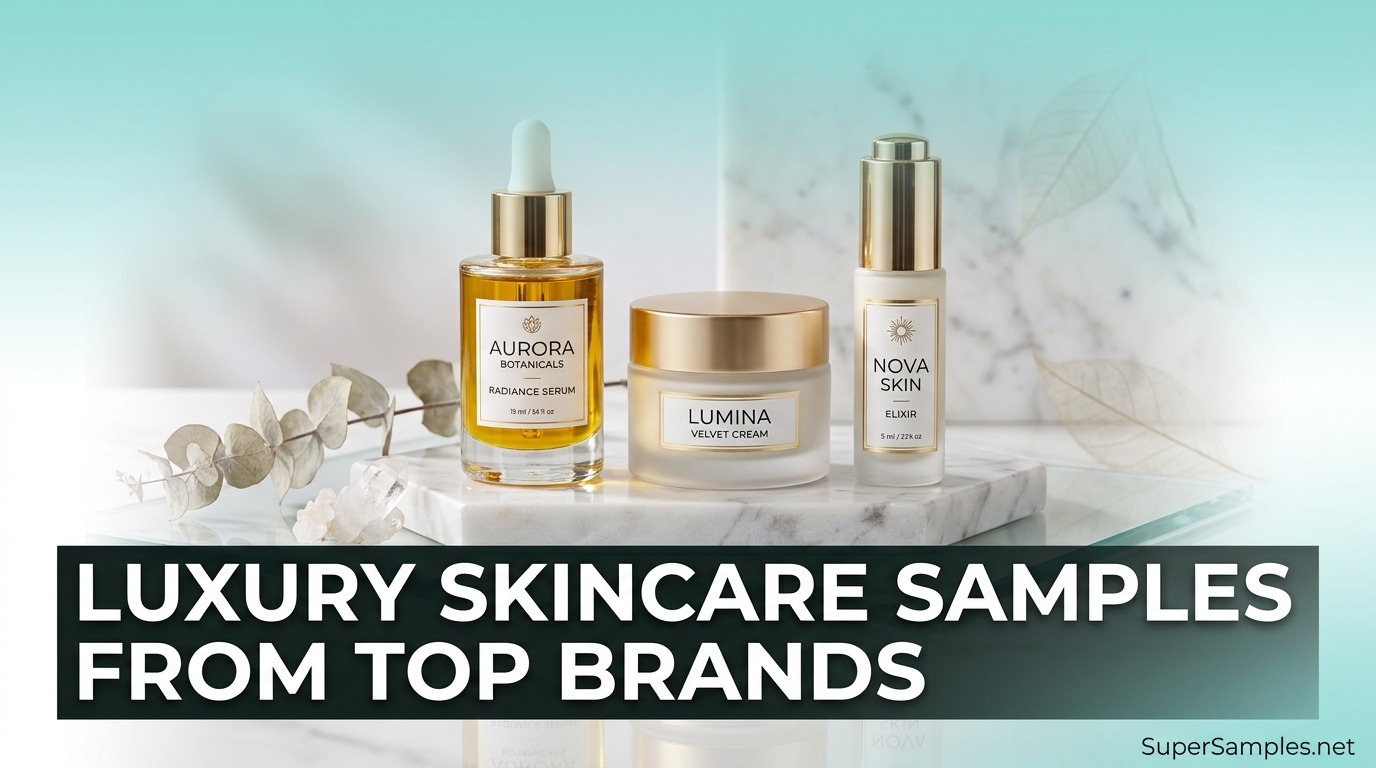 Free Luxury Skincare Samples From Top Brands
